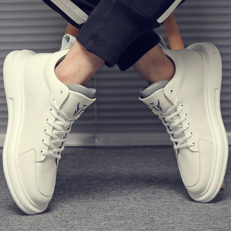 2021 men's shoes new casual shoes high-top trend men's board shoes old sports shoes white shoes